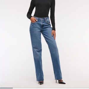 Abercrombie Curve Love low rise baggy